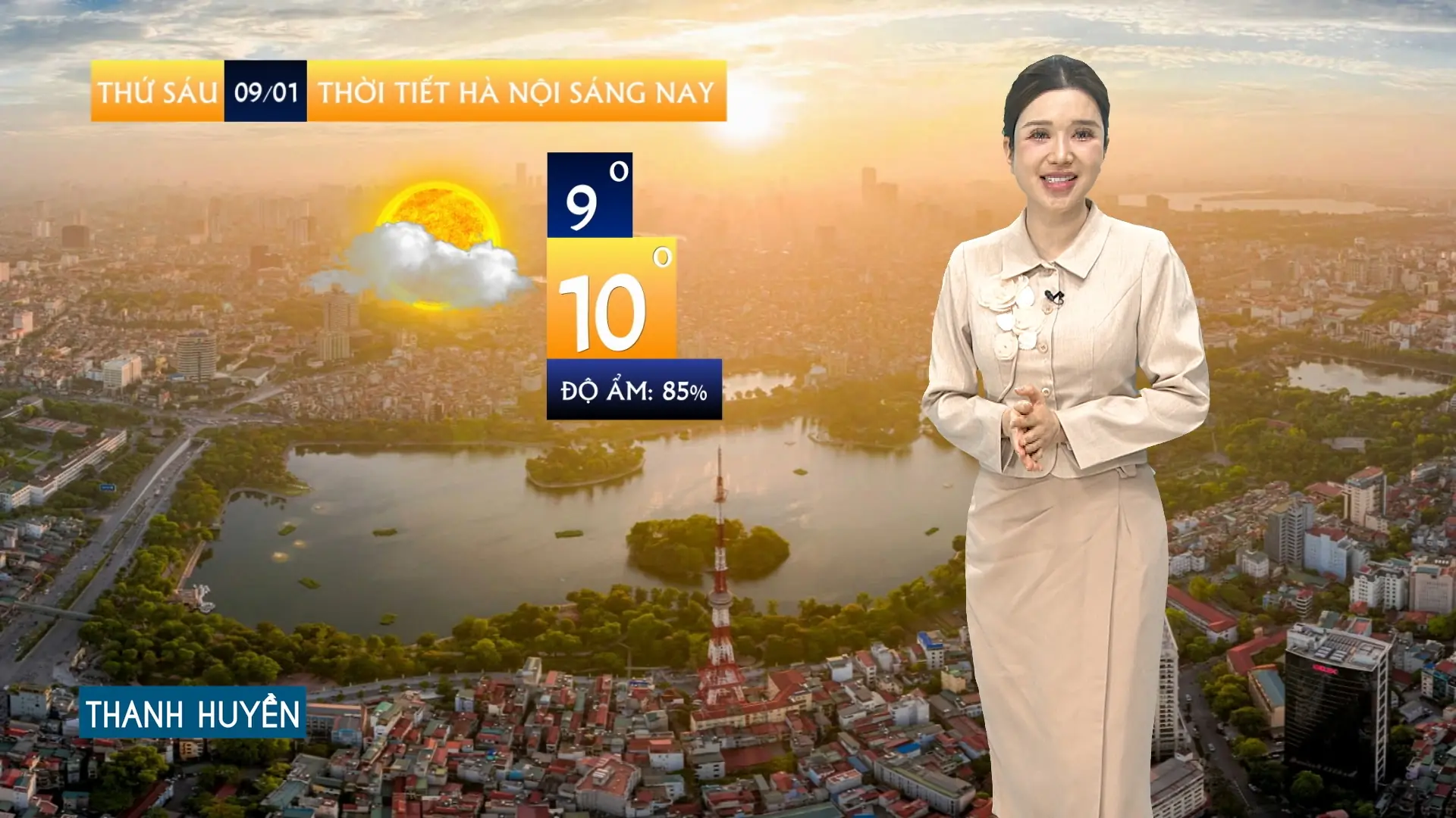 Dự báo thời tiết sáng | 09/01/2026